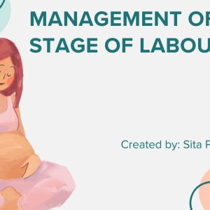 Management of first stage of labour